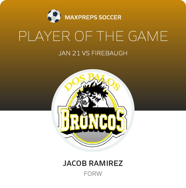 #10 Jacob Ramirez Player of the Game badge