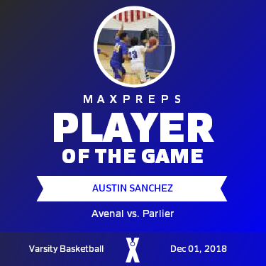 #23 Austin Sanchez Player of the Game badge