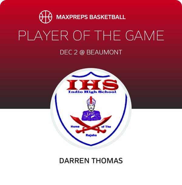 Darren Thomas Player of the Game badge