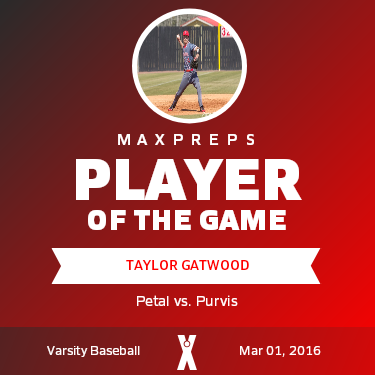 #11 Taylor Gatwood Player of the Game badge