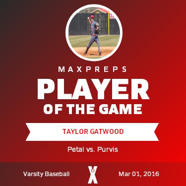 #11 Taylor Gatwood Player of the Game badge