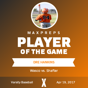 #24 Dre Hankins Player of the Game badge