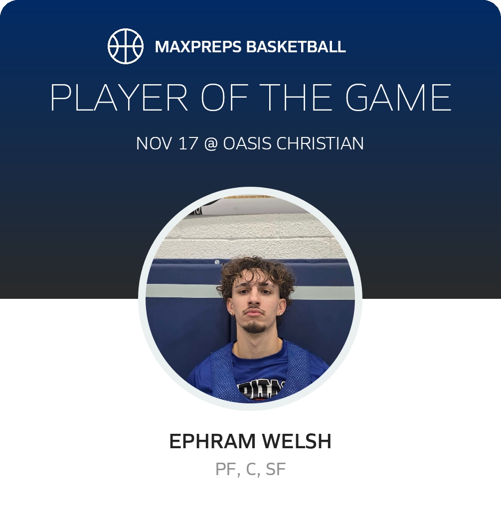 #0 Ephram Welsh Player of the Game badge