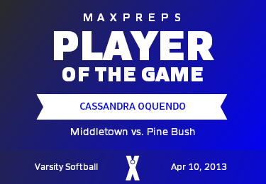 #13 Cassandra Oquendo Player of the Game badge