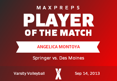 #5 Angelica Montoya Player of the Game badge