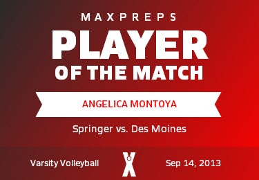 #5 Angelica Montoya Player of the Game badge