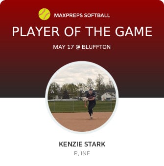 #5 Kenzie Stark Player of the Game badge
