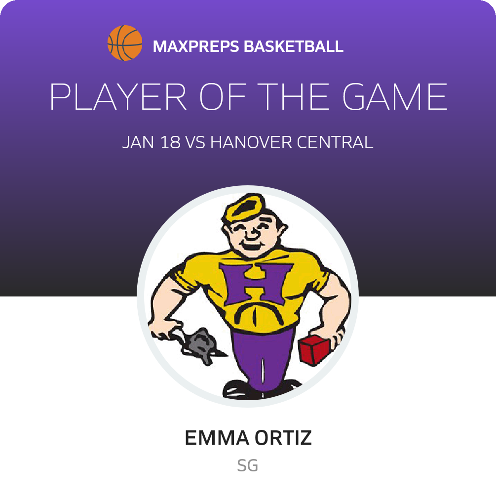 #1 Emma Ortiz Player of the Game badge
