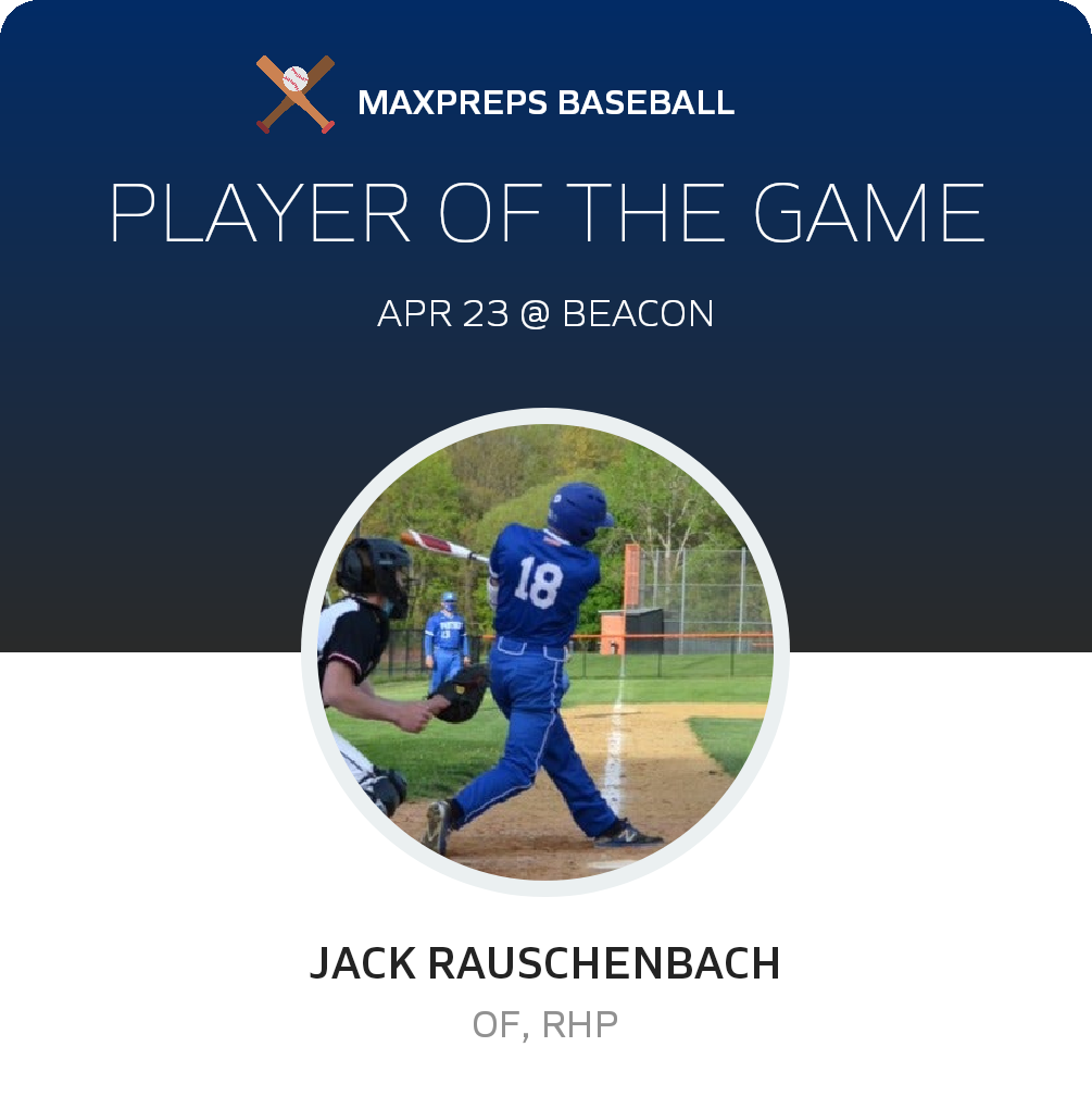 #18 Jack Rauschenbach Player of the Game badge