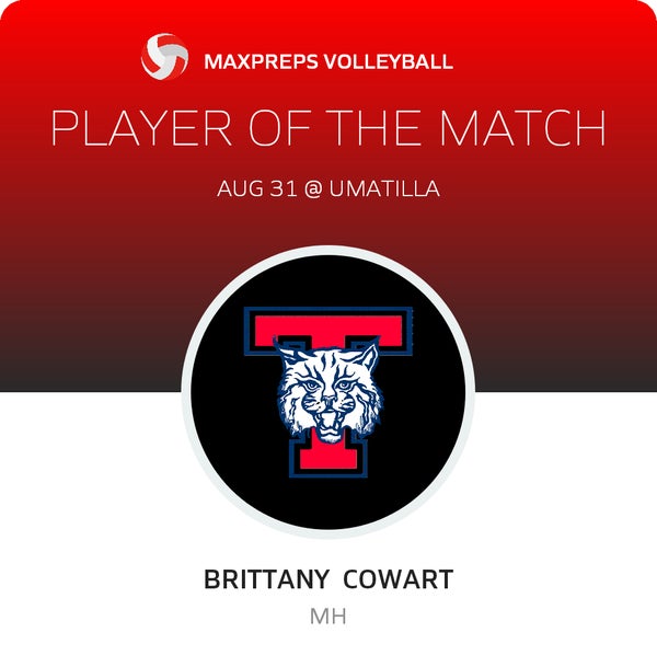 #11 Brittany Cowart Player of the Game badge