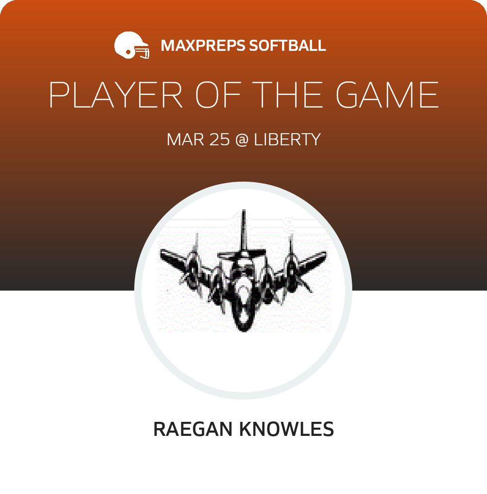 #5 Raegan Knowles Player of the Game badge