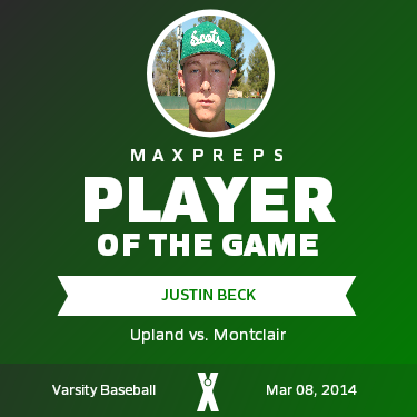 #26 Justin Beck Player of the Game badge