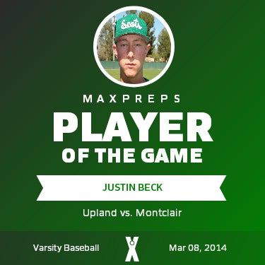 #26 Justin Beck Player of the Game badge