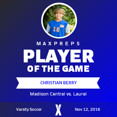 #15 Christian Berry Player of the Game badge
