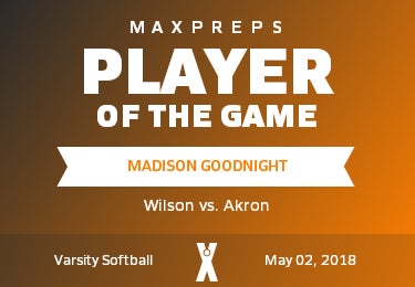 #18 Madison Goodnight Player of the Game badge