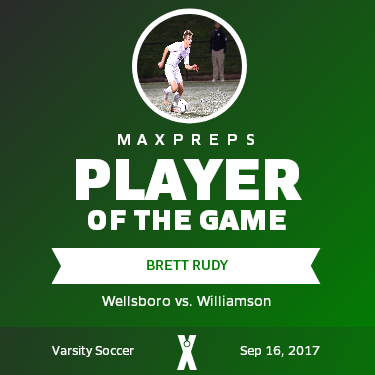 #31 Brett Rudy Player of the Game badge