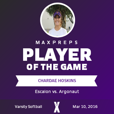 #24 Chardae Hoskins Player of the Game badge