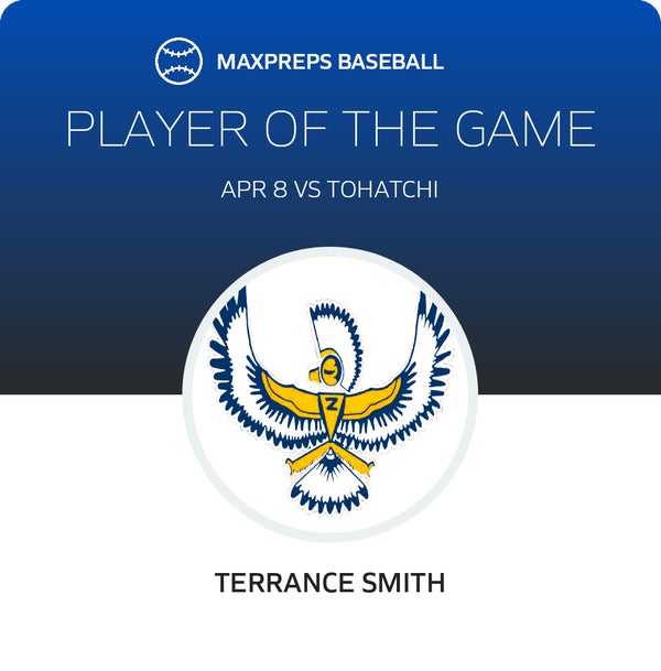 #15 Terrance Smith Player of the Game badge