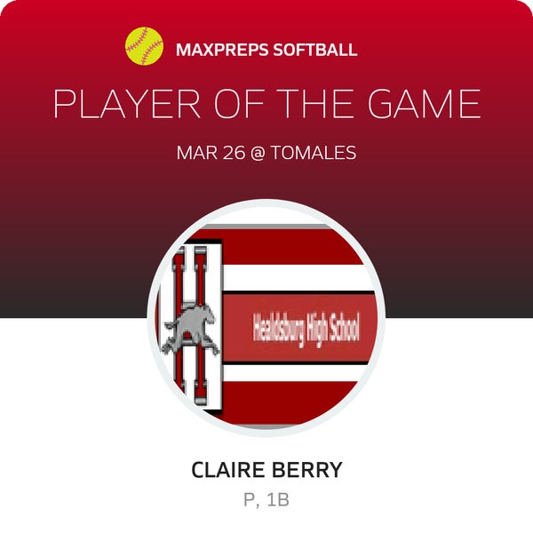 #11 Claire Berry Player of the Game badge