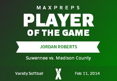 #14 Jordan Roberts Player of the Game badge