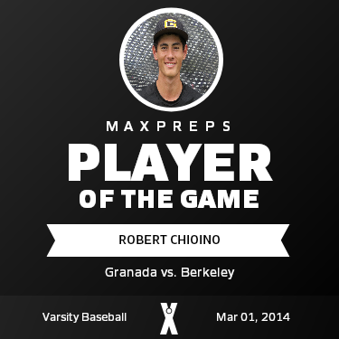 #23 Robert Chioino Player of the Game badge