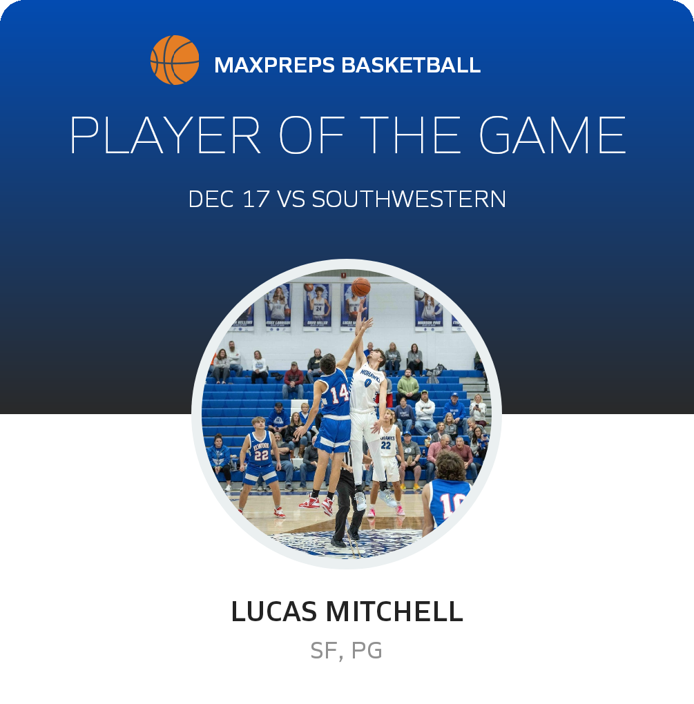 Lucas Mitchell Waldron HS, Waldron, IN MaxPreps