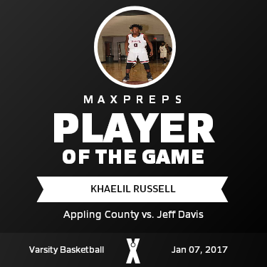 #0 Khaelil Russell Player of the Game badge