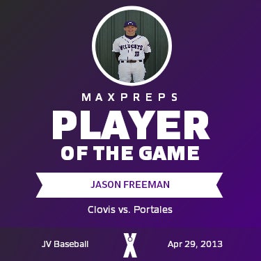 #8 Jason Freeman Player of the Game badge