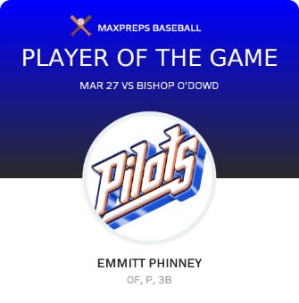 #6 Emmitt Phinney Player of the Game badge