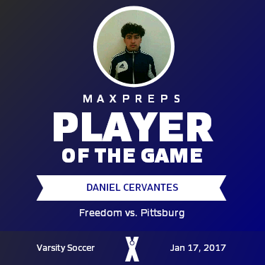 #11 Daniel Cervantes Player of the Game badge