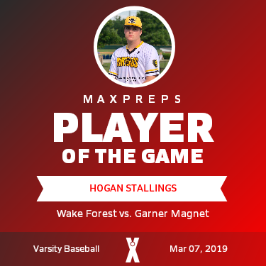 #25 Hogan Stallings Player of the Game badge