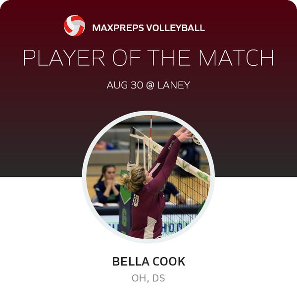 #10 Bella Cook Player of the Game badge