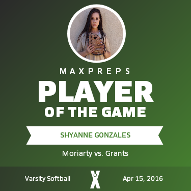 #2 Shyanne Gonzales Player of the Game badge