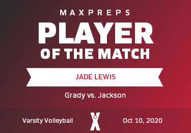 #12 Jade Lewis Player of the Game badge