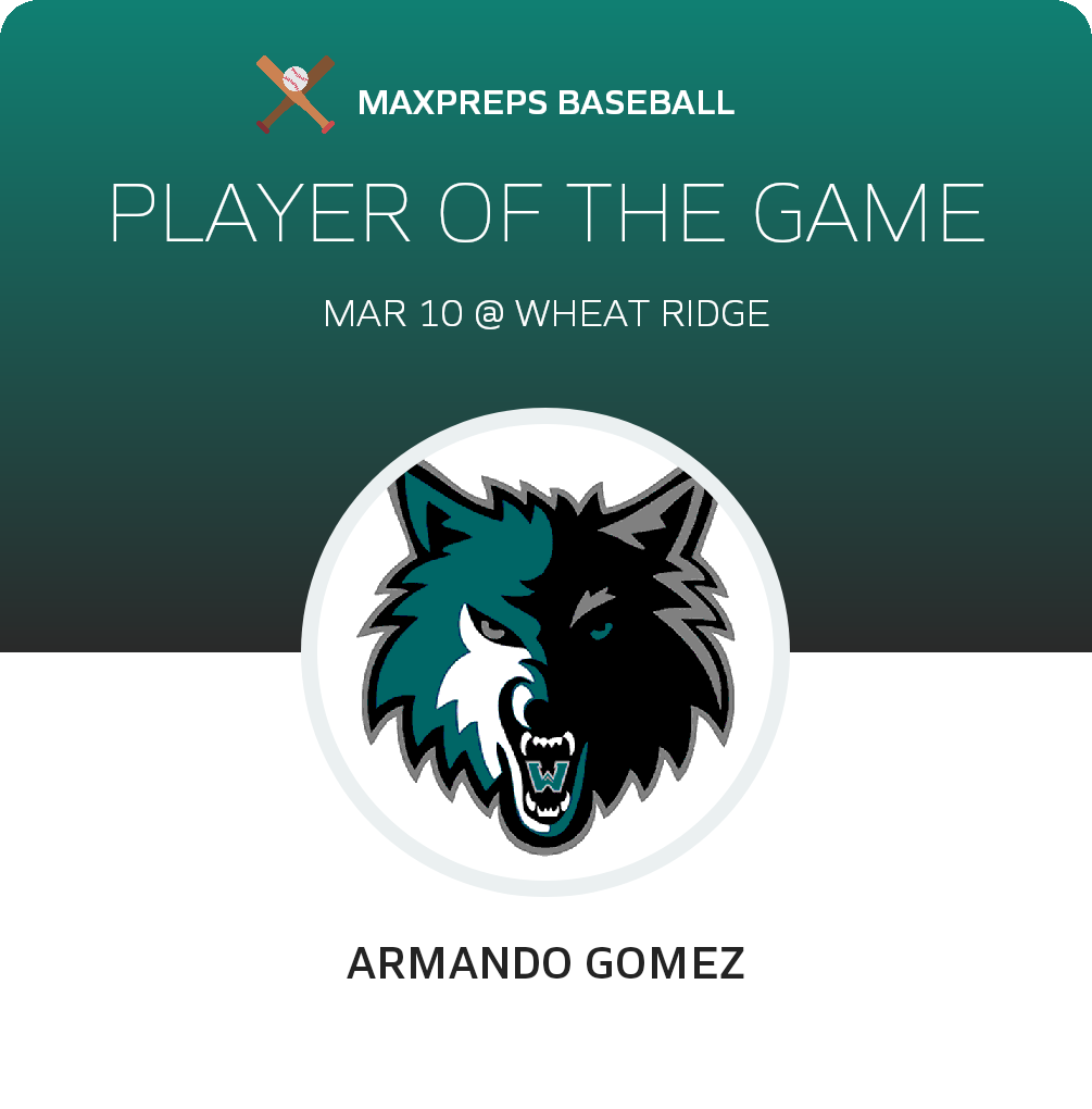 Armando Gomez Player of the Game badge