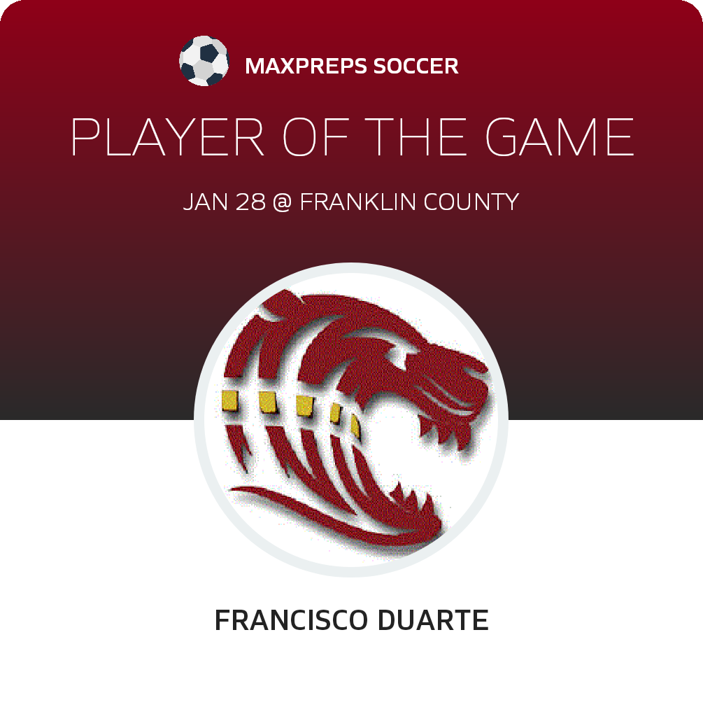 #14 Francisco Duarte Player of the Game badge