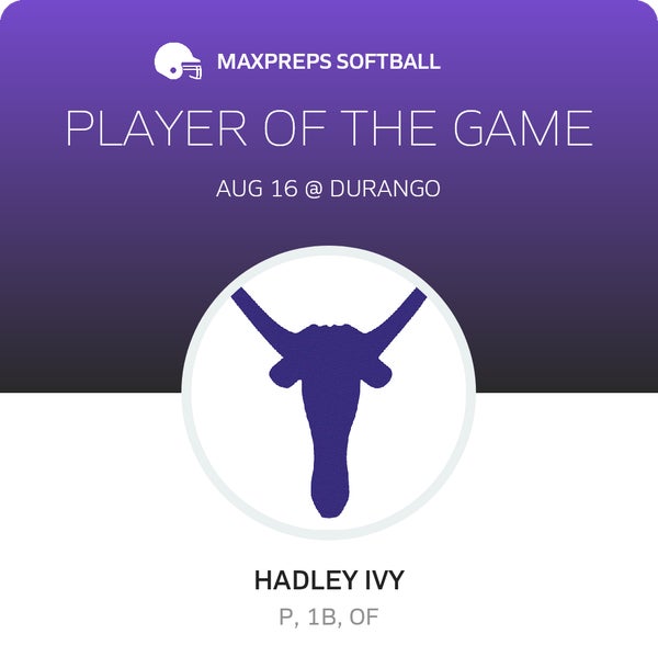 #6 Hadley Ivy Player of the Game badge