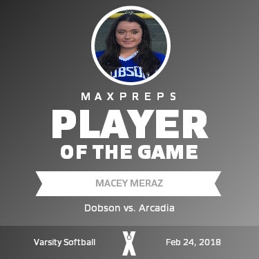 #21 Macey Meraz Player of the Game badge