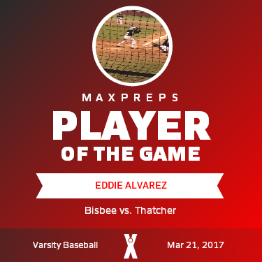 #2 Eddie Alvarez Player of the Game badge