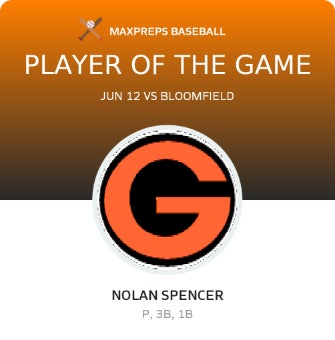 #37 Nolan Spencer Player of the Game badge