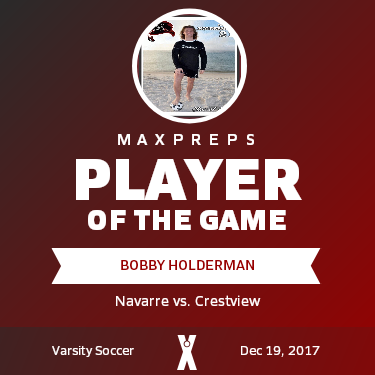 #21 Bobby Holderman Player of the Game badge