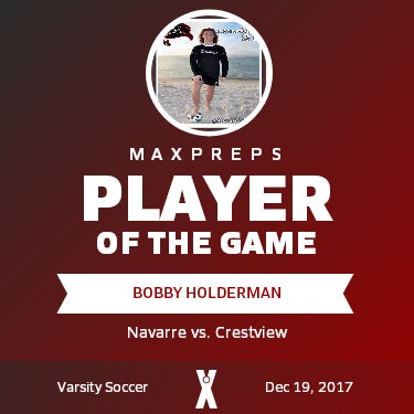 #21 Bobby Holderman Player of the Game badge