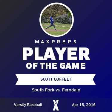 #12 Scott Coffelt Player of the Game badge