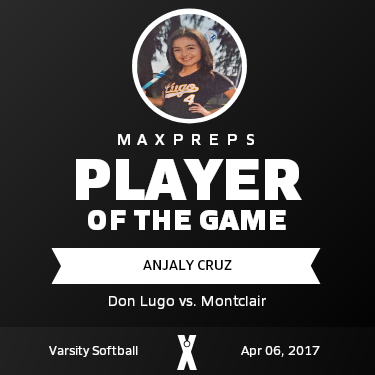 #4 Anjaly Cruz Player of the Game badge