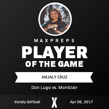 #4 Anjaly Cruz Player of the Game badge