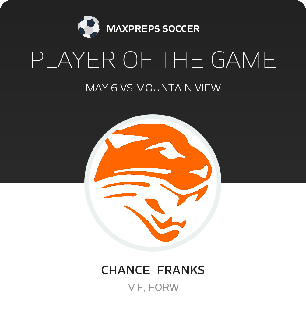 #22 Chance  Franks Player of the Game badge