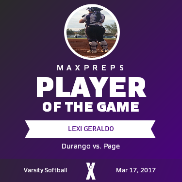#10 Lexi Geraldo Player of the Game badge