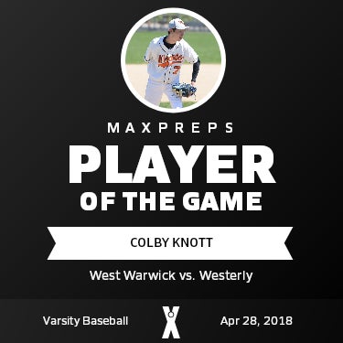 #7 Colby Knott Player of the Game badge