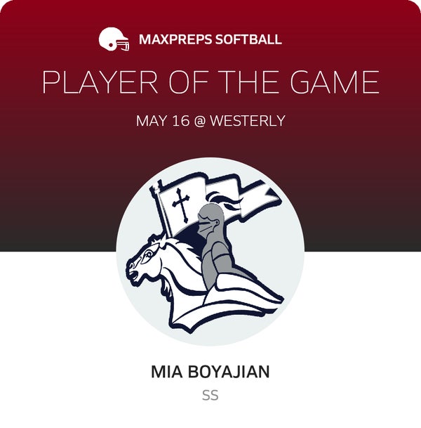 #9 Mia Boyajian Player of the Game badge