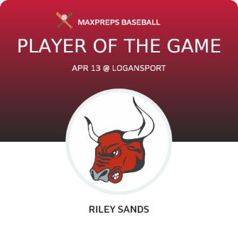#29 Riley Sands Player of the Game badge